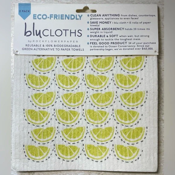 BluCloths Eco-Friendly Cleaning Cloths - 2 Pack - Picture 1 of 2